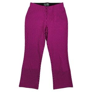 Anthropologie Printed Knit pull on Ankle Pants Size Small